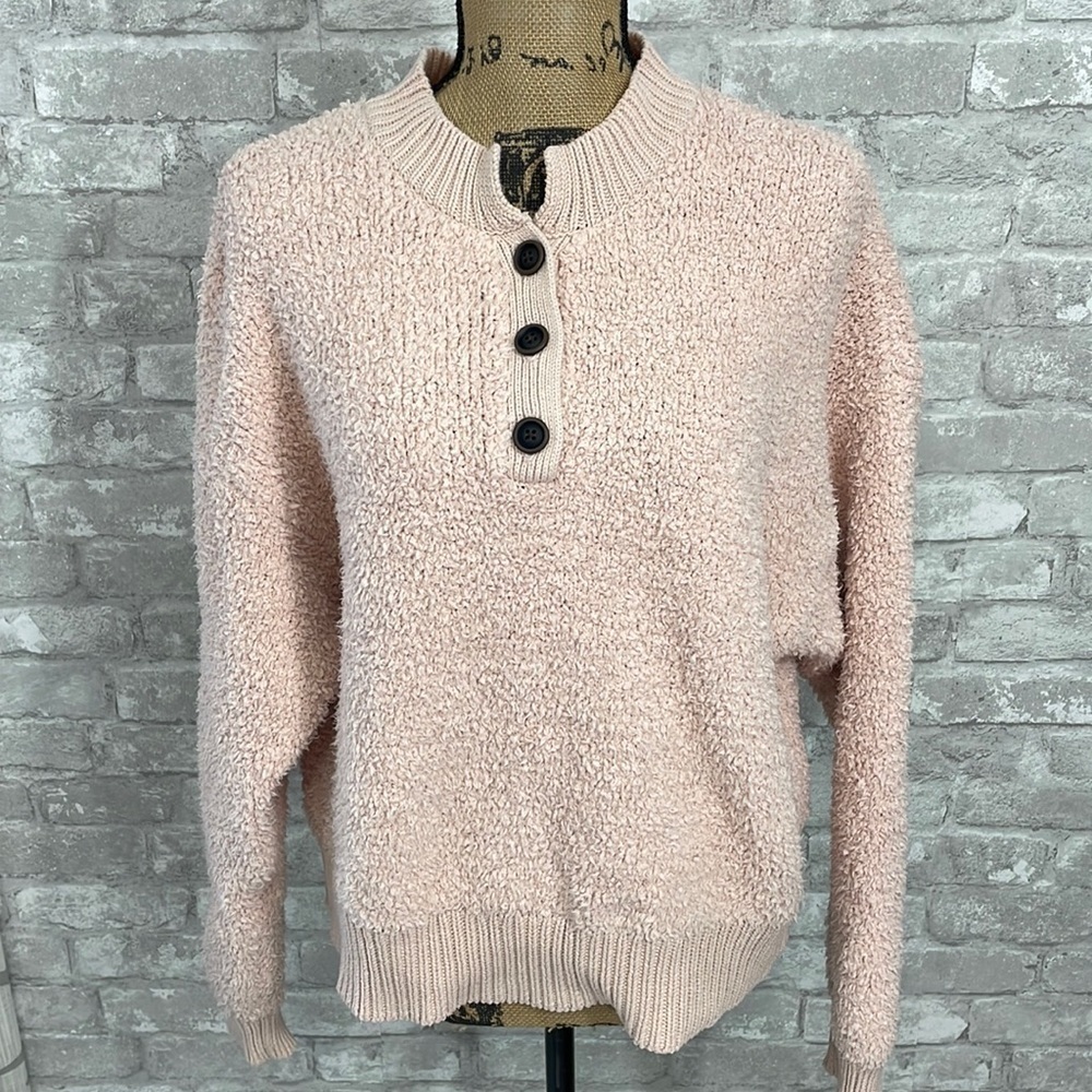 L.A. Hearts Teddy Pink Sweater